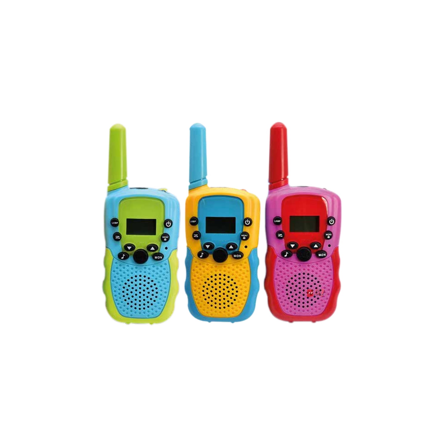 Dblue - Pack 3 Radios Walkie Talkie Para Niños De Colores - Ps