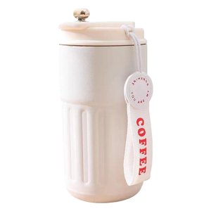 Genérico - Taza De Café De Viaje Acero Inoxidable 316 Blanco