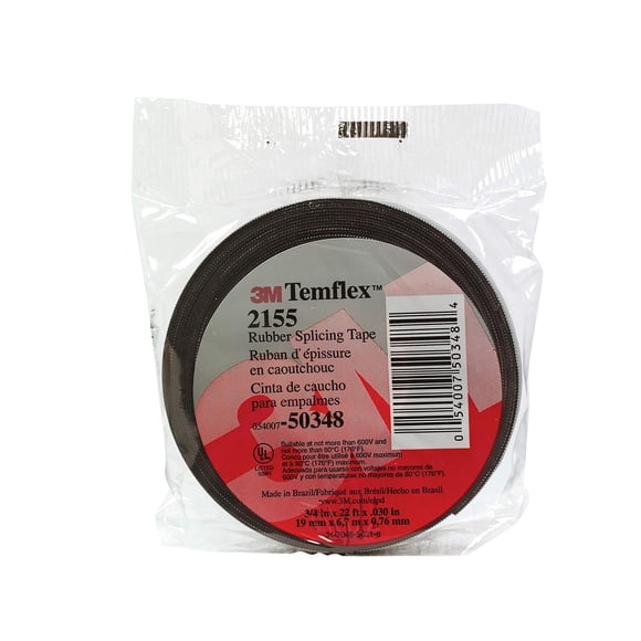 Cinta aislante 3M Temflex 2155 19 mm x 6,7 m negra