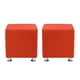 thumbnail image 1 of Set Pouf Cali 1c Felpa 12 Naranjo, 1 of 5