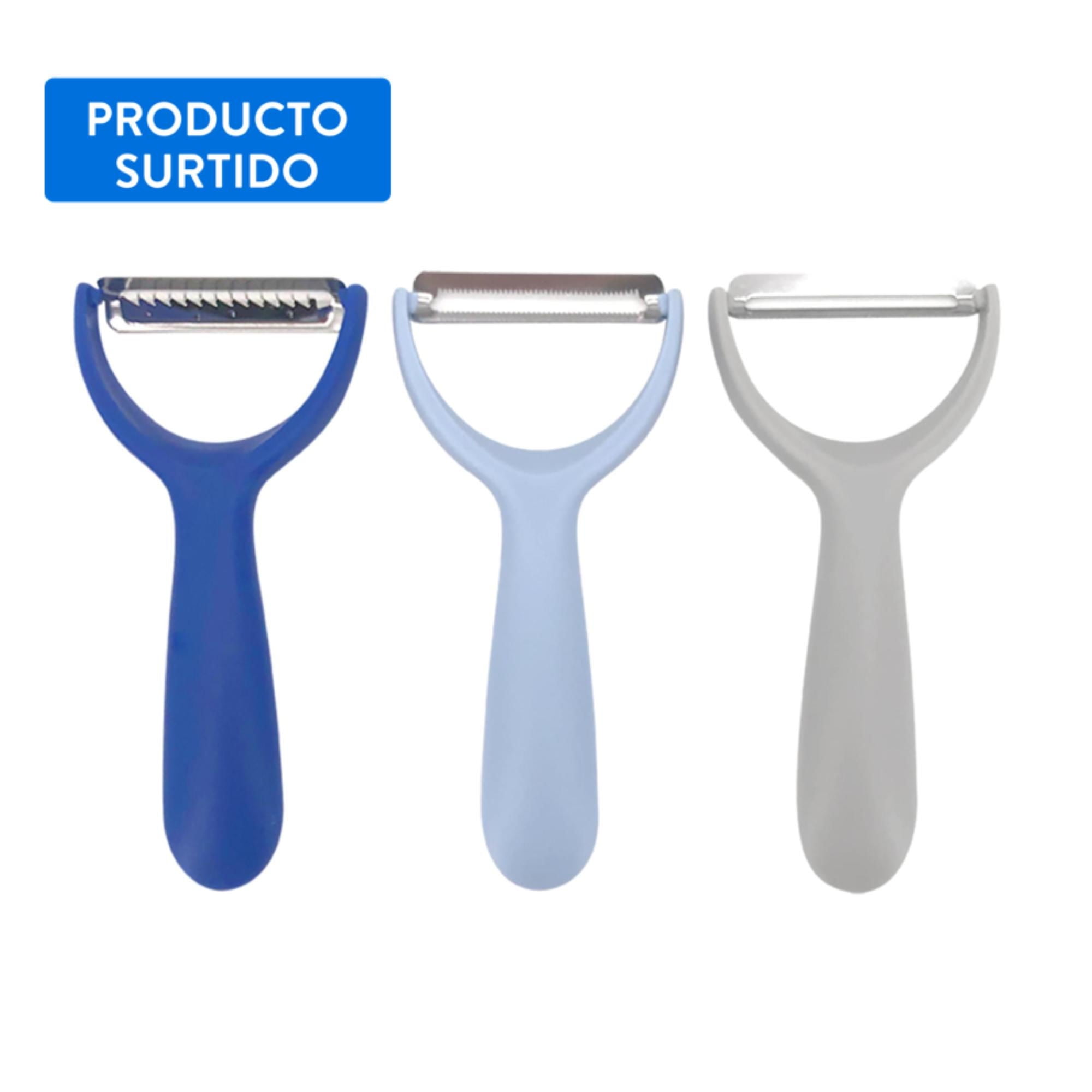 Pelador 1.5x7 Cm 3 Piezas Pp Multicolor, Producto Surtido 1 Un Haus