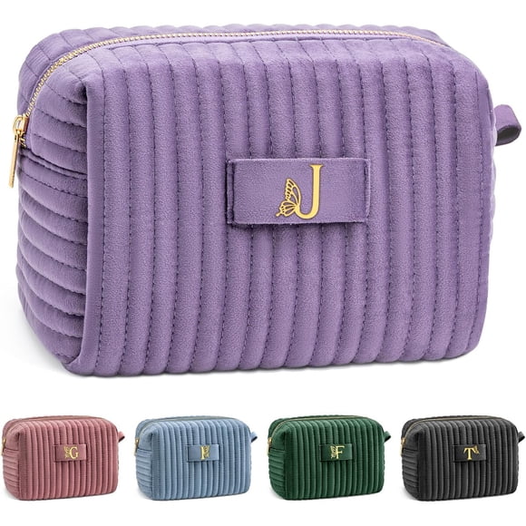 Neceser COSHAYSOO terciopelo inicial violeta regalo
