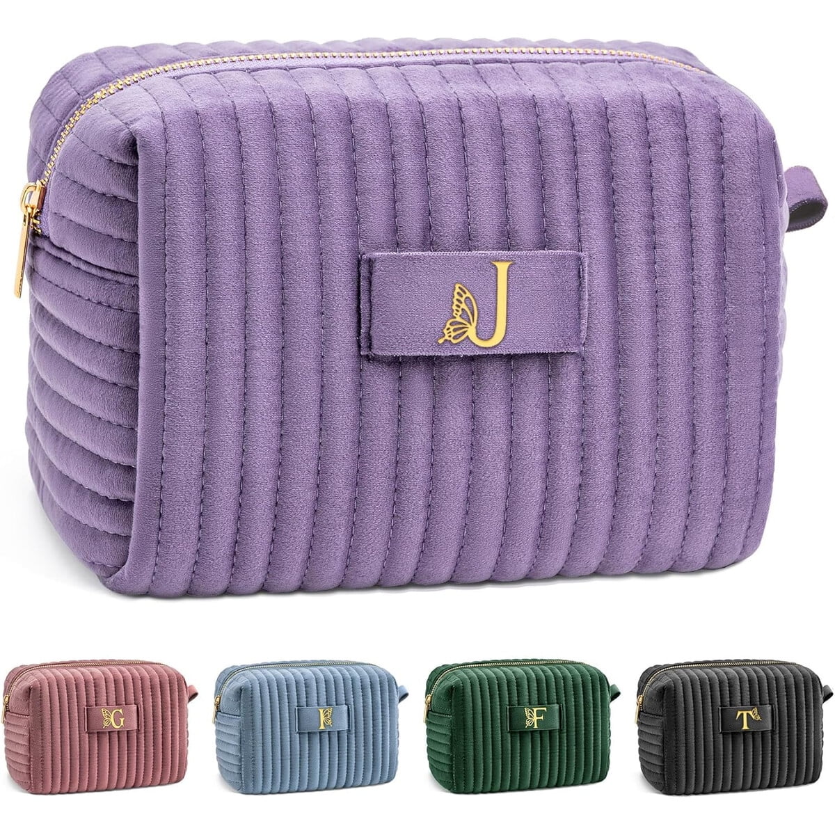 Neceser Coshaysoo Terciopelo Inicial Violeta Regalo