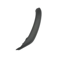 Ioensy - Cubierta De Manija De Puerta Interior, Fácil De Instalar, Portátil, Cubierta Exterior De Manija De Puerta Izquierda Negra