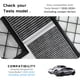 thumbnail image 2 of Kit de filtro de aire CYBERBEANS HEPA Carbon para Tesla Model Y, 2 of 6