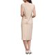 thumbnail image 3 of INSPIRE CHIC Conjunto de Falda de Traje de 2 Piezas para Mujer Verano Conjunto de Trabajo de Negocios Chaleco sin Mangas Blazer y Falda Recta M Beige, 3 of 6