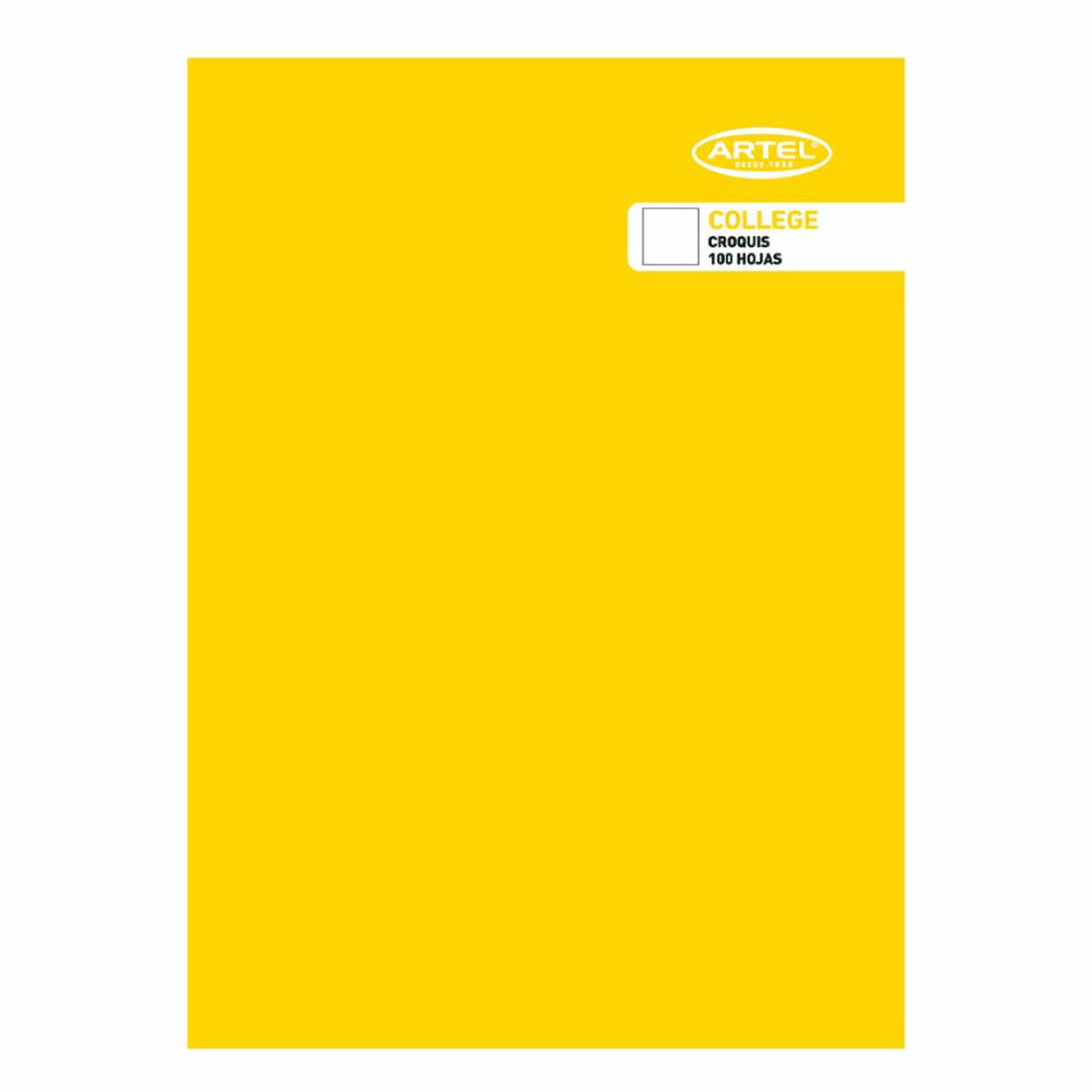 Cuaderno College Croquis 100 Hojas Artel