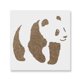thumbnail image 1 of Plantilla de panda reutilizable de mylar para manualidades, 1 of 5