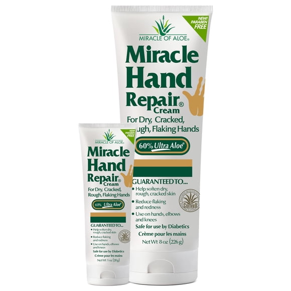 Crema reparadora de manos Miracle of Aloe 60% Aloe Vera 255ml