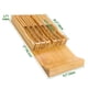 thumbnail image 3 of Organizador de cajones para cuchillos VaeFae Bamboo para 12 cuchillos, 3 of 6
