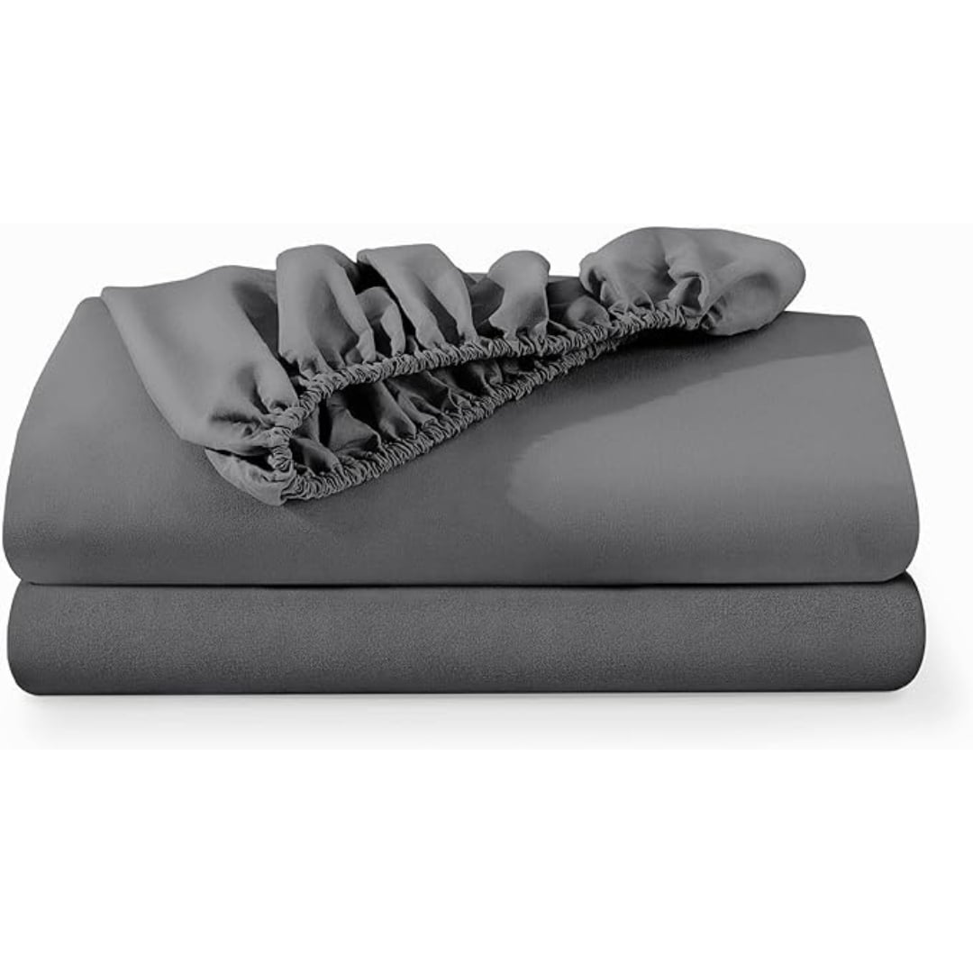 Aura Zeus - Sabanas Bajera 2 Plazas Gris Ultra Suave Hilos