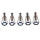 thumbnail image 3 of 5 unids Guías para ca?as de pescar Juego de reparación de anillos Spinning Casting Rod Tip Tip Tops Tama?o 8, 3 of 5