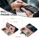 thumbnail image 4 of Para Samsung Galaxy S21 Plus 5G Funda Tipo Billetera, 9 Ranuras para Tarjetas Bloqueo RFID Bolso Cruzado Cubierta de Cuero, Bolsillo con Cierre, Correa de Muñeca y Hombro Desmontable, Funda, 4 of 11