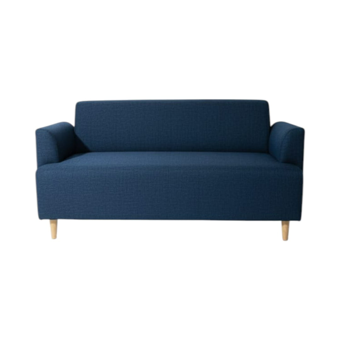 Diseños Valestrini - Sofa Irlanda Dos Cuerpos Lino Azul