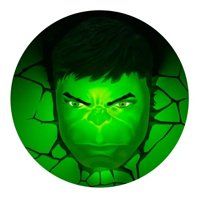 Fxlight - Aplique Mural 3D Diseño Cara De Hulk