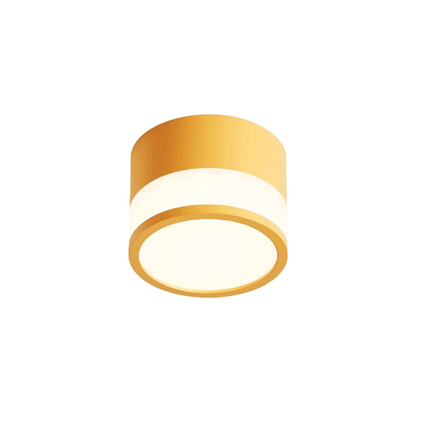 Konnergie - Aplique Decorativo Sobrepuesto Amarillo Moderno 7w Luz Fría