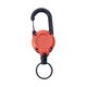 thumbnail image 2 of Llavero Retráctil Resistente Con Carrete Para Acampar Al Aire Libre Y Pescar, Color Naranja, 2 of 5