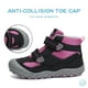 thumbnail image 2 of Botas de senderismo Mishansha impermeables y transpirables para niños, negro/rosa/gris, 2 of 3