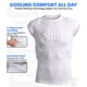 thumbnail image 3 of Camiseta acolchada de fútbol americano Exxact Sports, blanca, talla adulto, 3 of 6