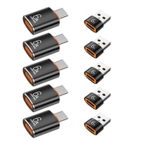 Pastall - Adaptador Usb C A Usb, Paquete De 10 Gbps/120 W Para Macbook Pro/Air