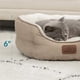 thumbnail image 5 of Cama para mascotas para perros y gatos pequeños, redonda, 50 cm, color camel, 5 of 9