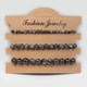 thumbnail image 1 of 3pcs/set Colorful Natural Stone Beads Bracelets - Stretchable Bangle Jewelry Gift for Women, 1 of 5