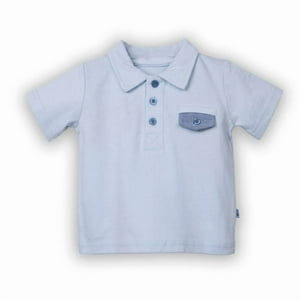 Polera Bebe Niño Celeste Pillin
