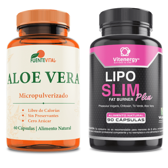 Lipo Slim Bloqueador De Carbohidratos + Aloe Vera. Pack