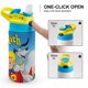 thumbnail image 4 of Richie Rich Botella de Agua con Tapa Pop Top de Un Toque, Acero Inoxidable, a Prueba de Fugas, para Deportes, Botella Infantil azul 12 oz, 4 of 6