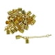thumbnail image 1 of 12 sets collar extensor de cadena con conector de tapa de extremo de oro, 1 of 5