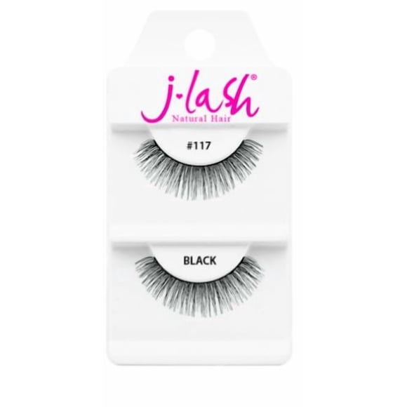 Pestañas postizas J Lash Daily #117 negras hechas a mano
