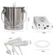thumbnail image 2 of Máquina de ordeña eléctrica para cabras MAPOTAD 3 L de acero inoxidable 110‑220 V, 2 of 6