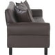 thumbnail image 3 of Sofa Lua 3c Pu 20 Chocolate, 3 of 5