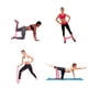 thumbnail image 2 of Set De Bandas Elásticas De Entrenamiento Fitness Rosa, 2 of 6