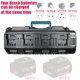 thumbnail image 4 of For BOSCH Cargador Li-ion de 14.4V 18V Rapid Optimum de 4 Puertos 3A Corriente de Carga Reemplazo Cargador de Batería BS1418-04, 4 of 7