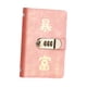 thumbnail image 3 of Binder De Ahorro De Dinero Compacto Con Cerradura Combinada Con 100 Piezas En Efectivo Envueltos Rosa, 3 of 5