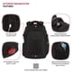 thumbnail image 1 of Mochila Notebook SwissGear Commander ScanSmart USB Negra, 1 of 3