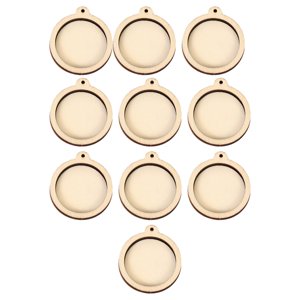 Bothyi - 10X Mini Marco De Exhibición De Aros De Bordado Para Decoración De Festivales Colgantes Diy Redondo