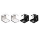 thumbnail image 2 of 4Pcs Universal Car Folding Cup Adjustable Drink Holder Negro + Blanco, 2 of 5