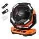thumbnail image 1 of Ventilador portátil VEVOR recargable con linterna LED de 33 cm, 4 velocidades, 1 of 3