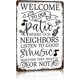 thumbnail image 1 of Letrero rezar mejor manera conocer Dios placa metal religiosa cristiana 20x30 cm, 1 of 8