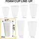 thumbnail image 3 of Vasos de Poliestireno Shop Square 20 oz Paquete de 50 con Tapas, 3 of 9