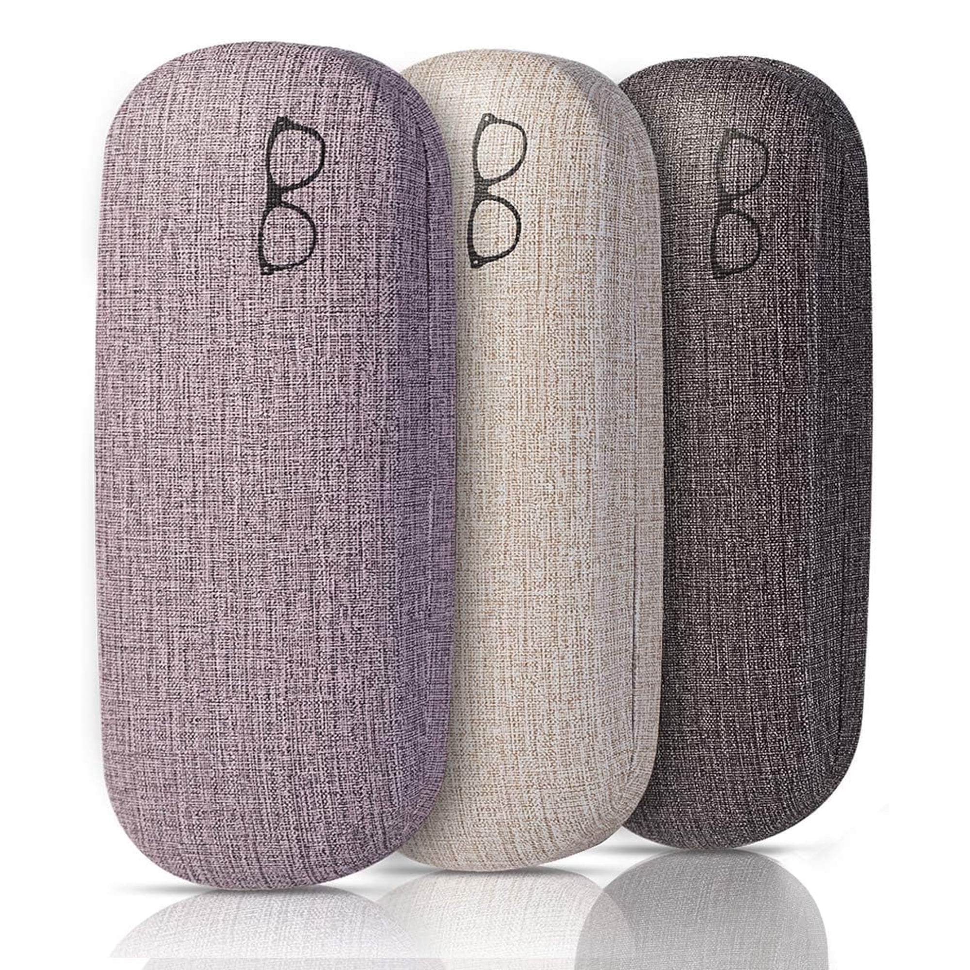 Estuche Para Anteojos Raylove, 3 Unidades, Rígido, Grande