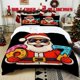 thumbnail image 1 of 3pcs Santa Claus with Glasses Printed Bedding Set Soft Polyester Duvet Cover with 2 Pillowcases All Season Comfort, 1 of 5