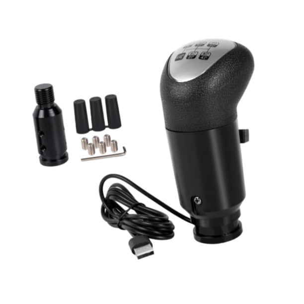 Simulador de juego de camión USB con palanca de cambios de 6,3 x 13,8 cm, cambio rápido, longitud de cable de 140 cm, plug and play para , G27, G25