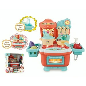 Genérico - Caja Juguete 10Pcs Set Cocina Con Luz Y Musica