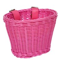 Magideal - Cesta De Almacenamiento Para Manillar De Bicicleta Para Hombre, Cesta Ajustable Para Bicicleta, Contenedor Para Objetos Personales, Accesorio Versátil Rosa Roja