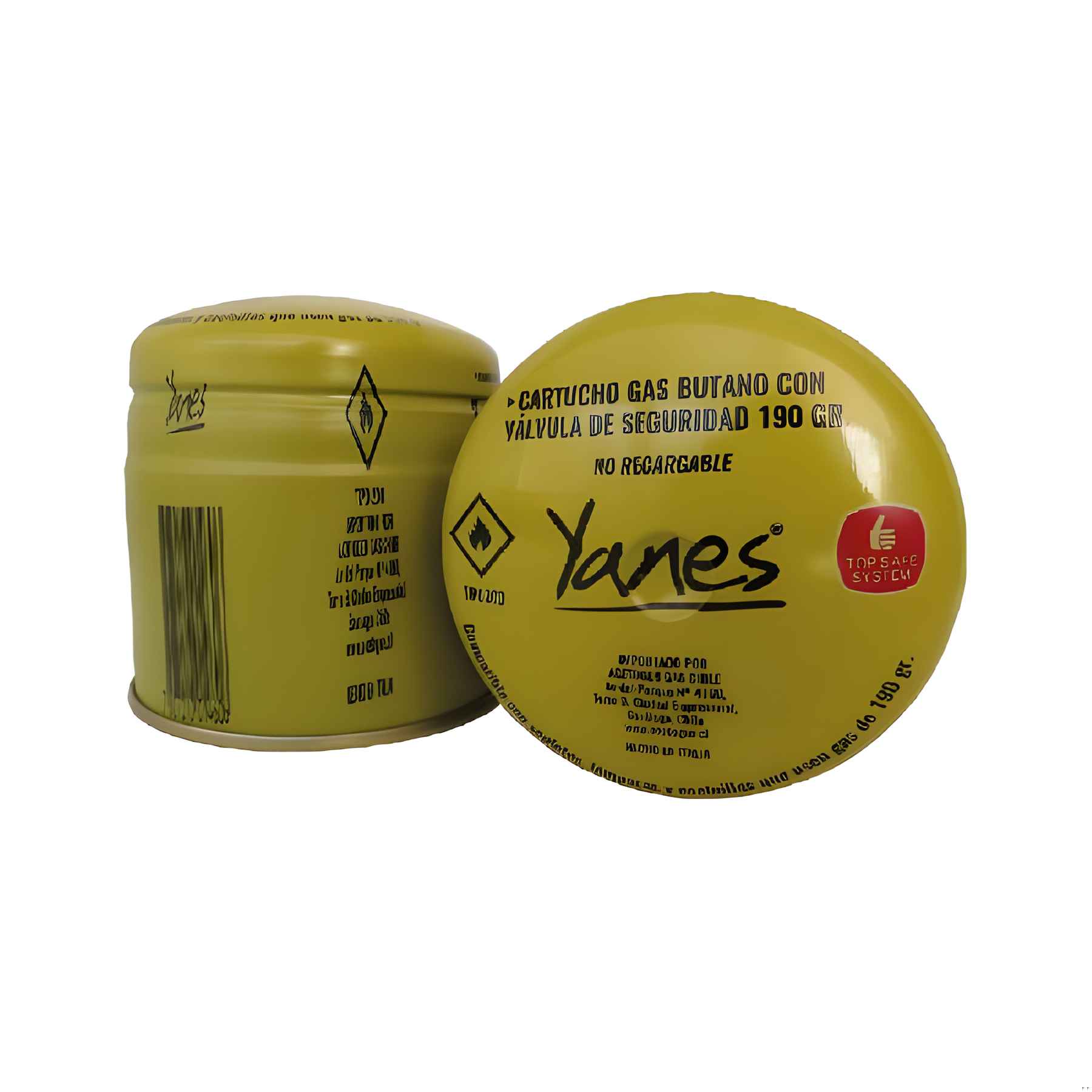 Gas Butano Perforable Yanes 190Grs - Yanes