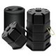 thumbnail image 1 of Bloques de soporte para RV HOXWELL 4 piezas 20 cm negro con bolsa, 1 of 8