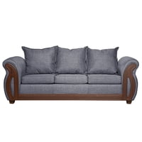 Ruzam Mobel - Sofá 3 Cuerpos Isidora Gris